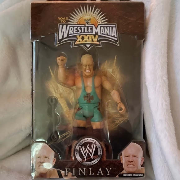 Wwe Wrestlemania XXIV Finlay NIB - Picture 1 of 6